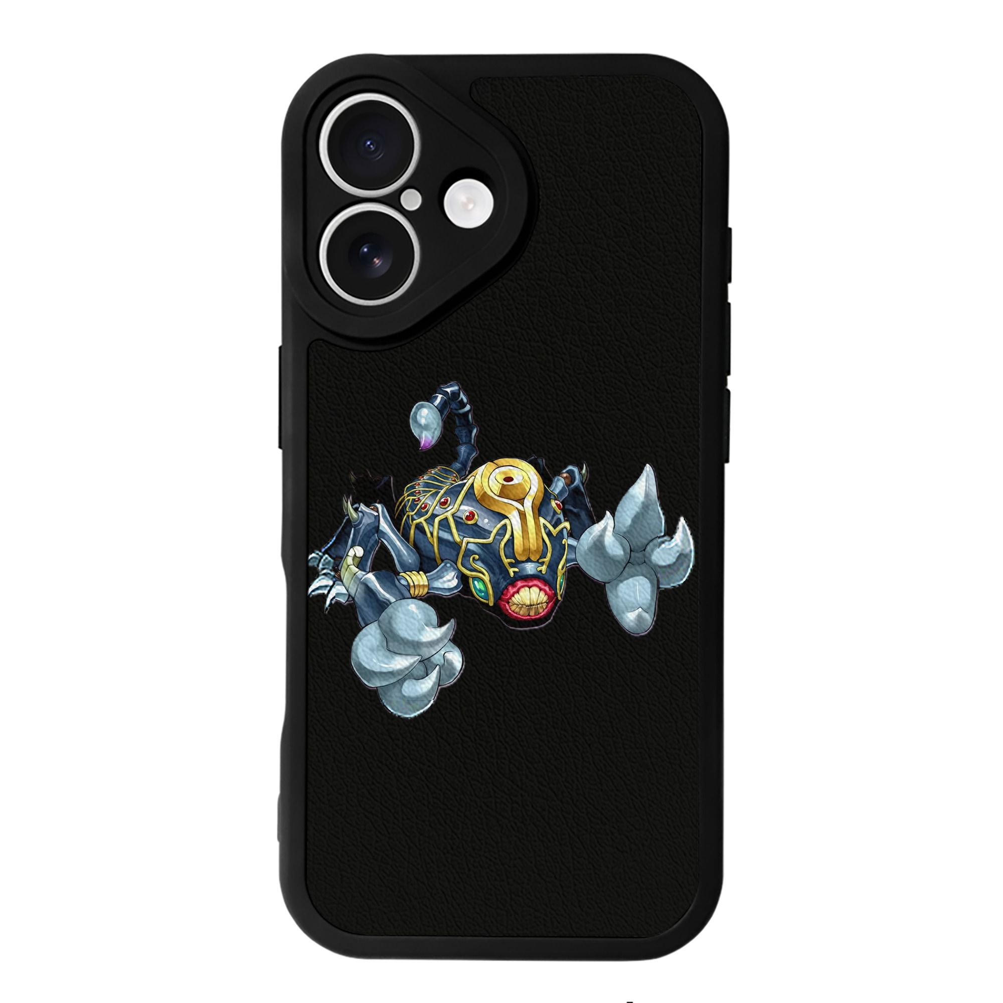 （画像用） 遊☆戯☆王 Yu-Gi-Oh! 【iPhone 16シリーズ対応】シリコンスマホケース（レザー調） 材質：シリコン